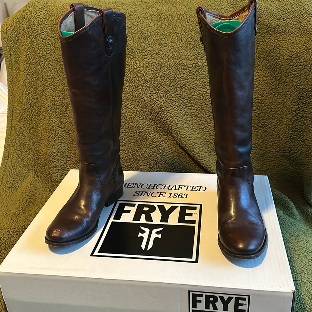 Frye leather boots for women